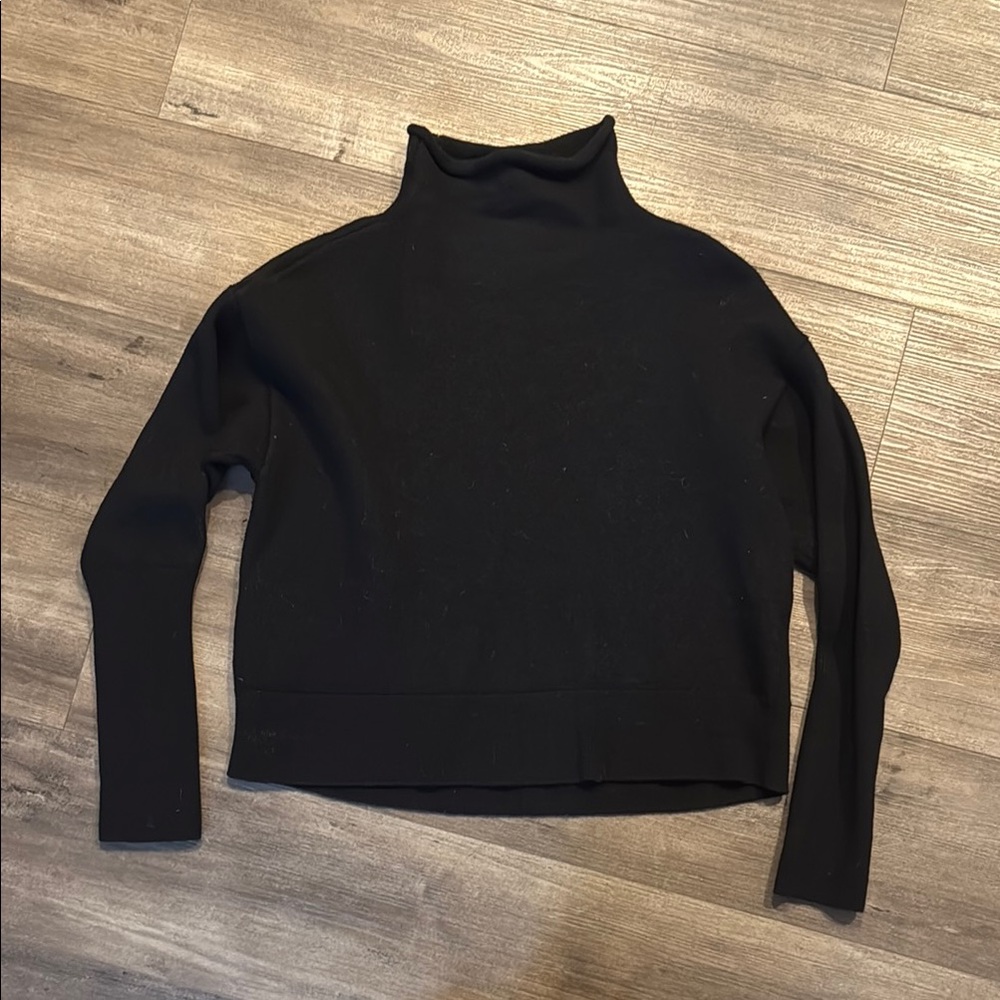 Wilfred Merino Wool Black Turtleneck Sweater